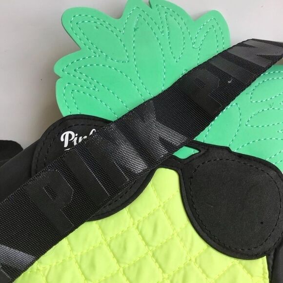 PINK Victoria Secret neon pineapple lunch bag - Picture 3 of 7